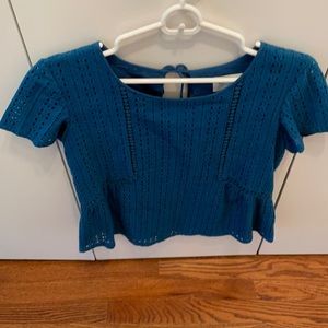Sezane Blue Top
